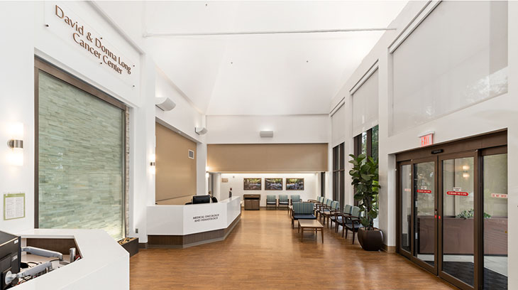 Main lobby reception area